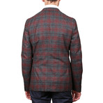 Check Wool Blazer // Red (Euro: 46)