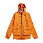 Voyage Hooded Kagoule Jacket // Orange (L)