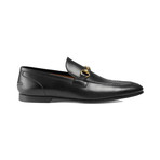 Gucci // Jordan Leather Horsebit Loafer // Black (US: 6)