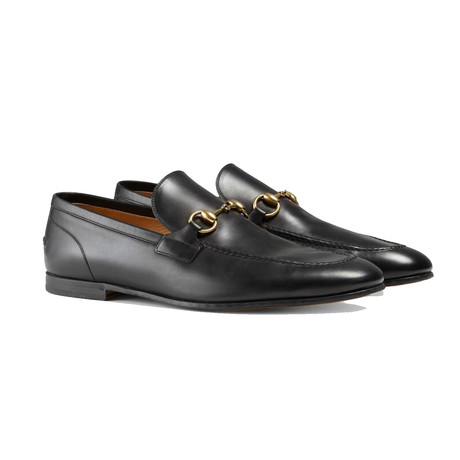 Gucci // Jordan Leather Horsebit Loafer // Black (US: 6)