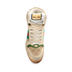 Gucci // GG Screener Leather high-top Sneaker // Beige (US: 8)