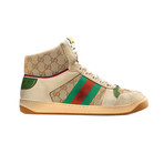 Gucci // GG Screener Leather high-top Sneaker // Beige (US: 8)