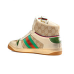 Gucci // GG Screener Leather high-top Sneaker // Beige (US: 8)