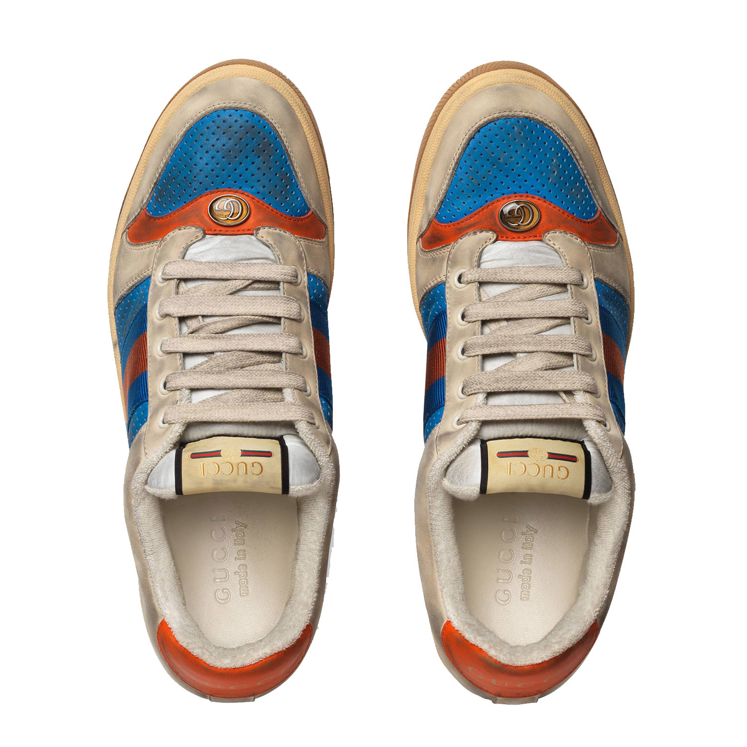 Gucci // Screener Leather Low-Top Sneaker // Beige (US: 6) - Luxury ...