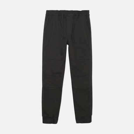 Slim Fit Denim Jogger // Black (XS)