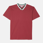 V-Neck Tee // Jester Red (XS)