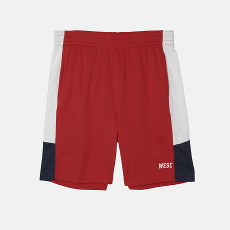 Basketball Shorts // Blood Red (XS)