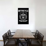 Motorcycle Club // Durro Art (18"W x 26"H x 0.75"D)
