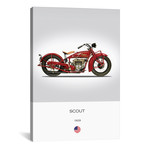 1929 Indian Scout 101 Motorcycle // Mark Rogan (18"W x 26"H x 0.75"D)