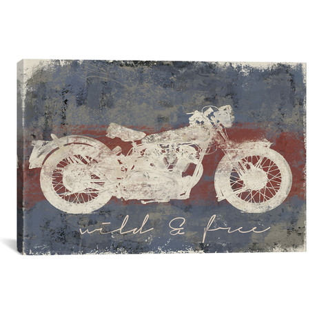 Wild And Free Motorcycle // Eric Yang (26"W x 18"H x 0.75"D)