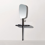 Recibidor // Black Stained Ash + Sahara Noir Marble