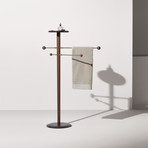 Toallero // Walnut + Eperador Marble