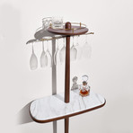 Bar // Walnut + Calcatta Gold Marble