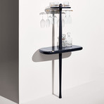 Bar // Black Stained Ash + Sahara Noir Marble