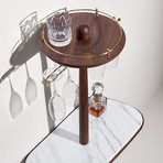 Bar // Walnut + Calcatta Gold Marble