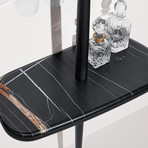 Bar // Black Stained Ash + Sahara Noir Marble