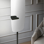 Floor Mirror // Black Sta//ed Ash + Sahara Noir Marble