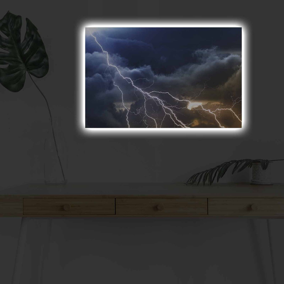 Wallity LED Canvas Art Touch of Modern