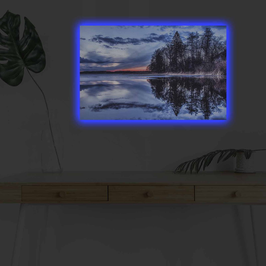 Wallity LED Canvas Art Touch of Modern