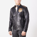 Judge Dredd Leather Jacket // Black (3XL)