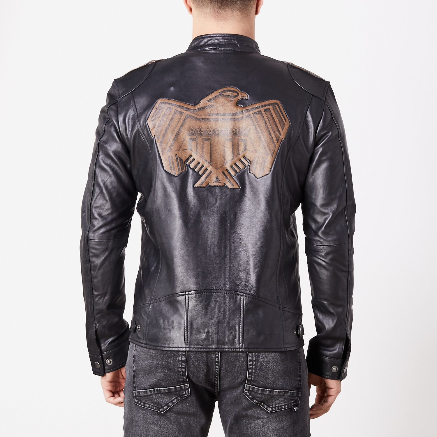 Judge Dredd Leather Jacket // Black (3XL) - Luca Designs - Touch of Modern