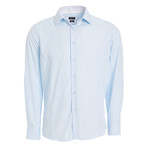 Pedro True Modern-Fit Long Sleeve Dress Shirt // Blue (XL)