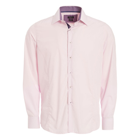 Pedro True Modern-Fit Long Sleeve Dress Shirt // Lavender (S)