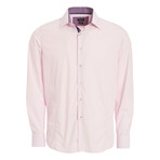 Pedro True Modern-Fit Long Sleeve Dress Shirt // Lavender (L)