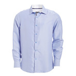 Peter True Modern-Fit Long Sleeve Dress Shirt // Blue (M)