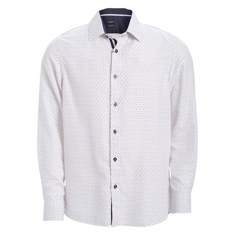 Charlie True Modern-Fit Long Sleeve Dress Shirt // White (S)
