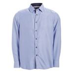Henry True Modern-Fit Long Sleeve Dress Shirt // Blue (S)