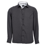 Raymond True Modern-Fit Long Sleeve Dress Shirt // Black (M)