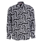 Patrick True Modern-Fit Long Sleeve Dress Shirt // Black (XL)