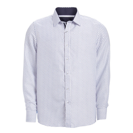 Raymond True Modern-Fit Long Sleeve Dress Shirt // White (S)