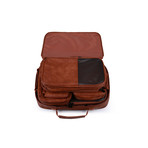 Eco-Leather Packing Cubes // 9 Piece Set // Brown