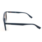 Men's 0320S Sunglasses // Matte Blue + Wood