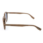 Unisex 0321S Sunglasses // Matte Beige + Wood