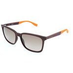 Men's 0263S Sunglasses // Burgundy + Orange