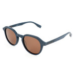 Unisex 0321S Sunglasses // Matte Blue + Wood