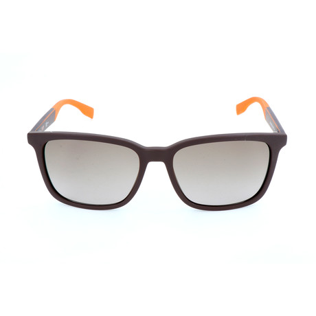 Men's 0263S Sunglasses // Burgundy + Orange