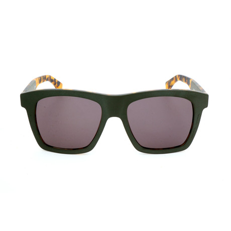 Men's 0336S Sunglasses // Matte Green + Havana