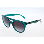 Unisex 0266S Sunglasses // Green Havana + Aqua