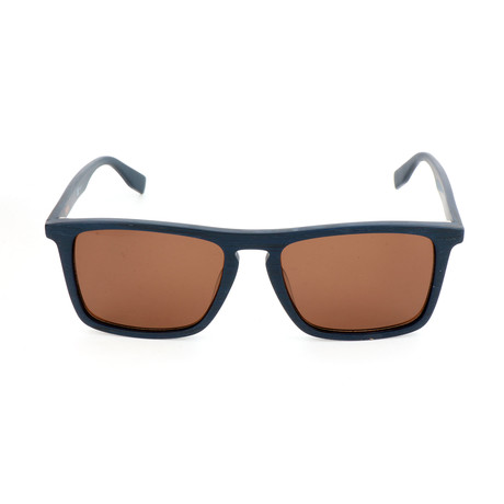 Men's 0320S Sunglasses // Matte Blue + Wood