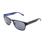 Men's 0177S Sunglasses // Shiny Black + Blue