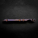Ti-Pry Keychain Pry Bar // Timascus™ Edition