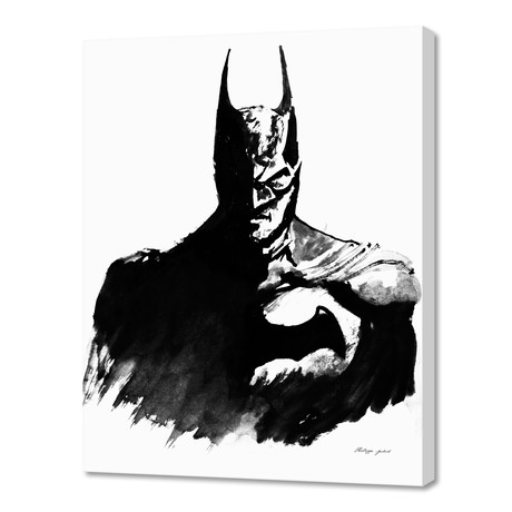Batman // Canvas (16"W x 24"H x 1.5"D)