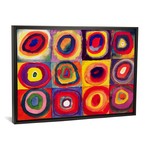 Squares with Concentric Circles // Wassily Kandinsky (26"W x 18"H x 0.75"D)