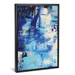 Blue Abstract I // Radiana Christova (18"W x 26"H x 0.75"D)