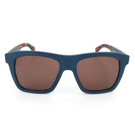 Men's 0336S Sunglasses // Matte Blue + Havana Blue