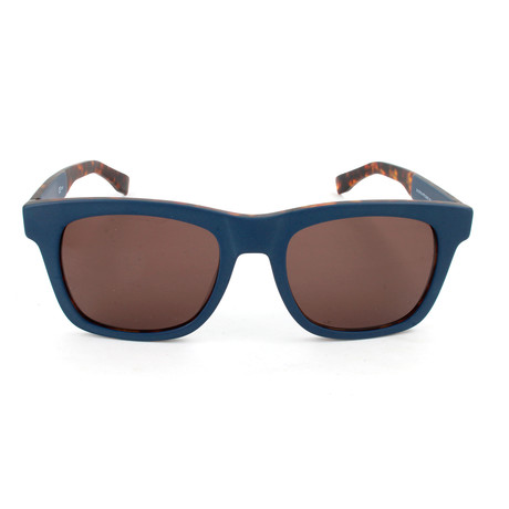 Men's 0337S Sunglasses // Matte Blue + Havana Blue